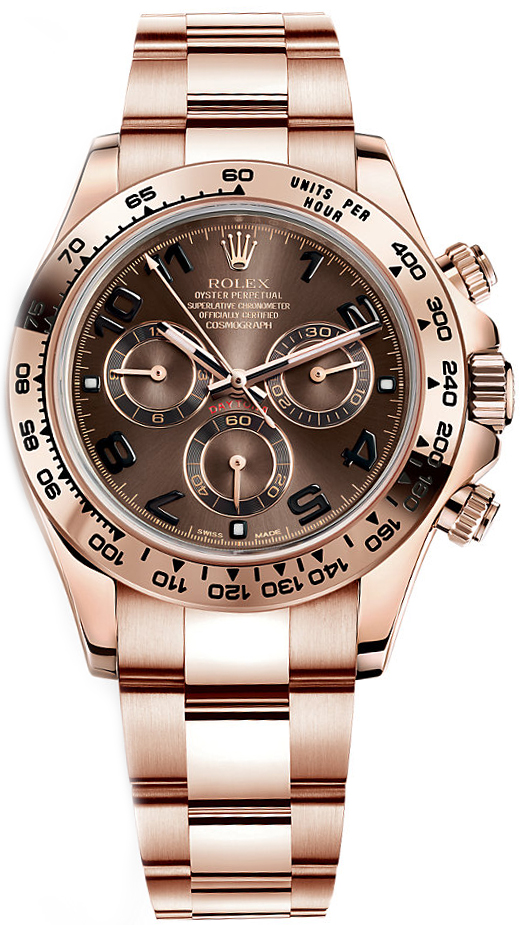 Rolex Cosmograph Daytona Brown Dial Men-s Watch 116505