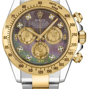 Rolex Cosmograph Daytona Gold and Steel Watch 116523