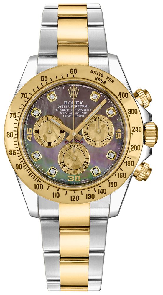 Rolex Cosmograph Daytona Gold and Steel Watch 116523