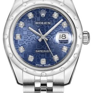 Rolex Datejust 31 Blue Jubilee Women-s Watch 178344
