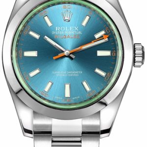 Rolex Milgauss Z-Blue Dial Luxury Men-s Watch 116400GV