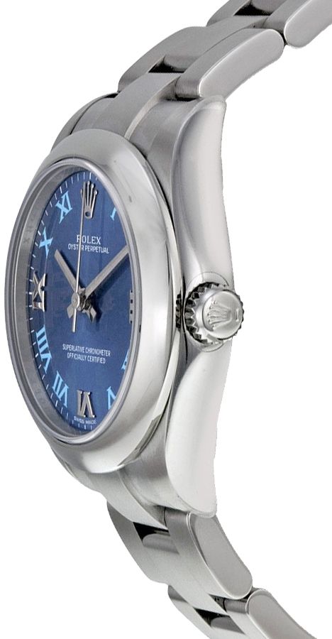 Rolex Oyster Perpetual 31 Blue Dial Womens Watch 177200