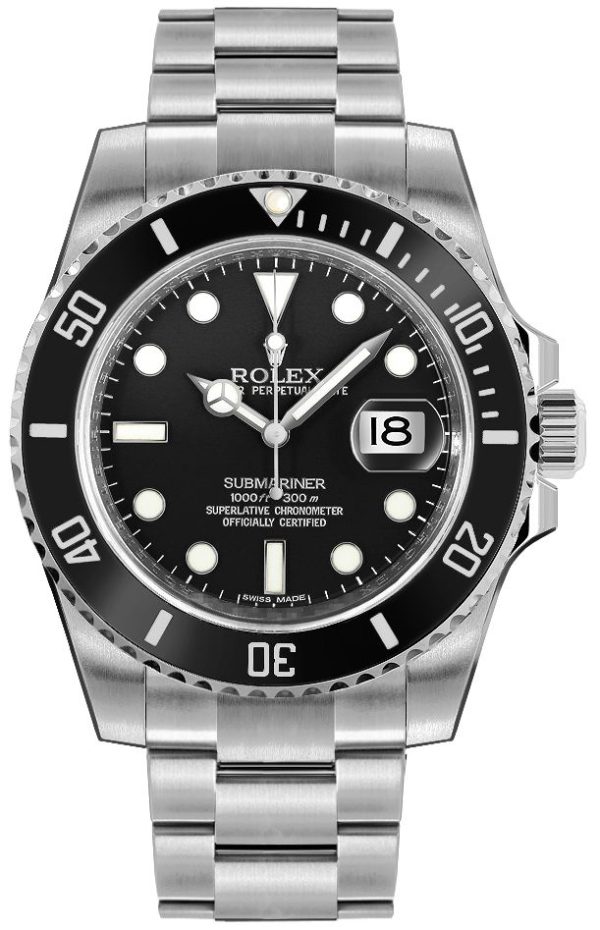 Rolex Submariner Date Black Dial Men-s Watch 116610LN