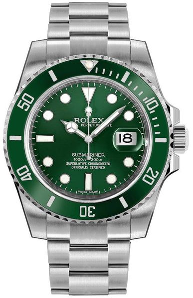 Rolex Submariner Date Hulk Oystersteel Men-s Watch 116610LV
