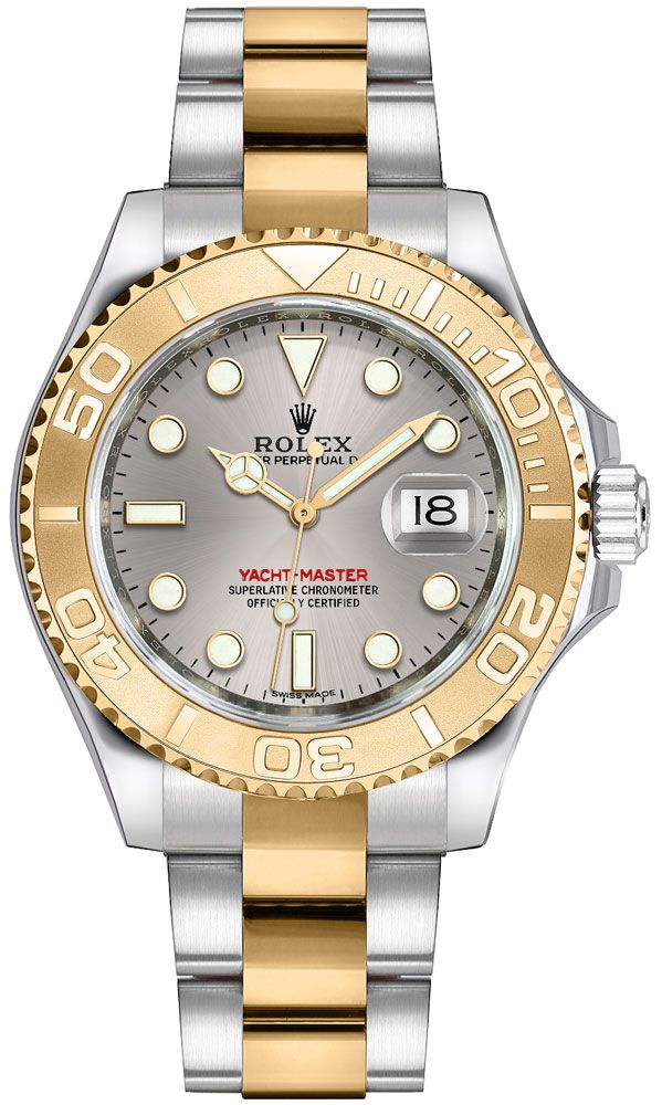 Rolex Yacht-Master 35 Gold and Steel Watch 168623